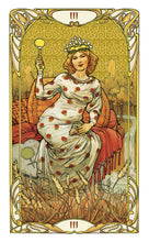 Afbeelding in Gallery-weergave laden, Golden Art Nouveau Tarot - MINI

