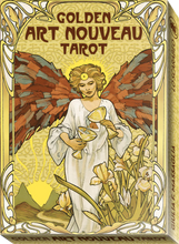 Afbeelding in Gallery-weergave laden, Golden Art Nouveau Tarot (Major Arcana only) (kopie)
